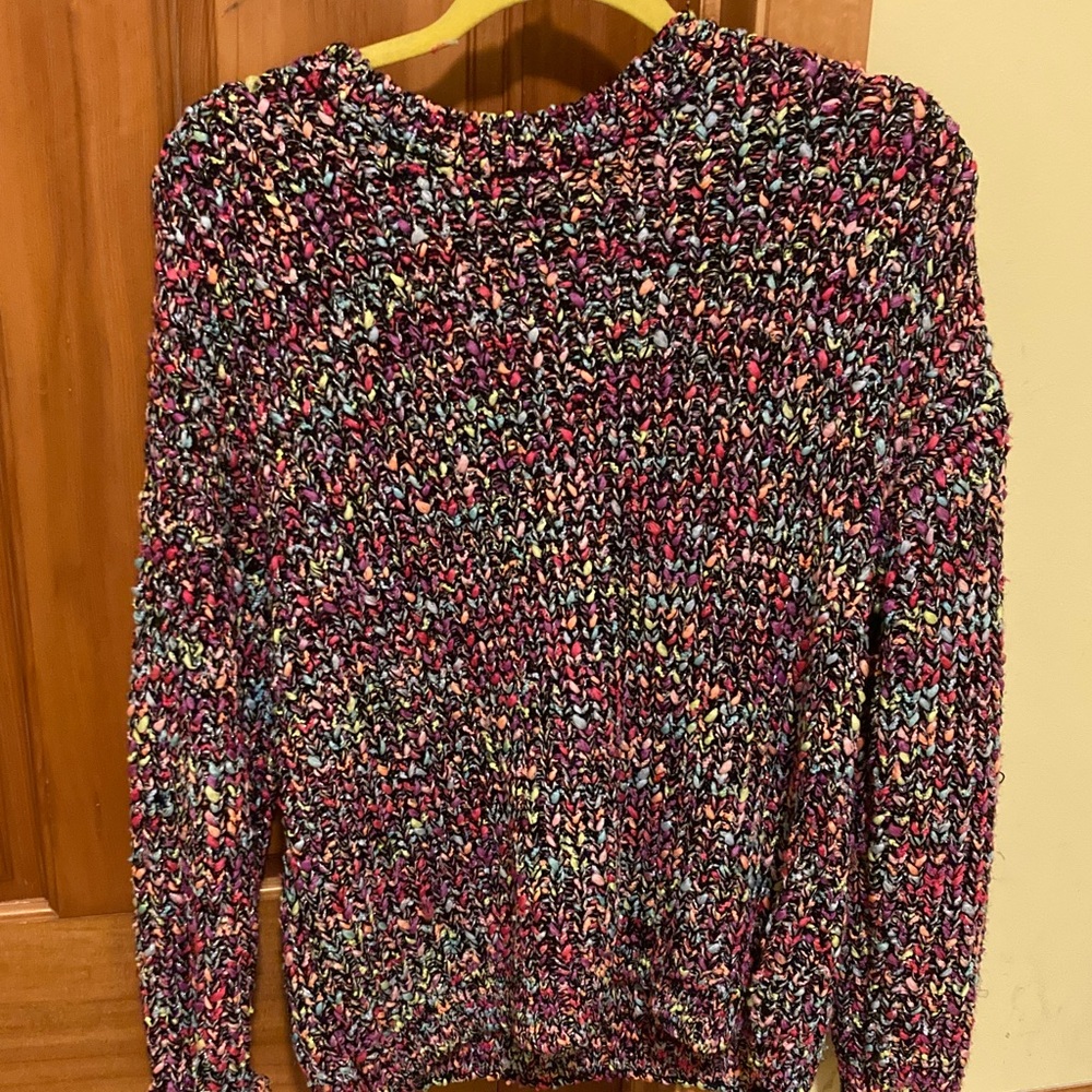 Justice Colorful Knit Sweater